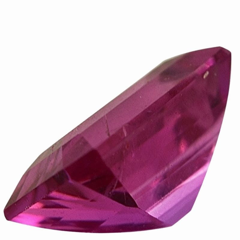 Natural pink sapphire gemstone