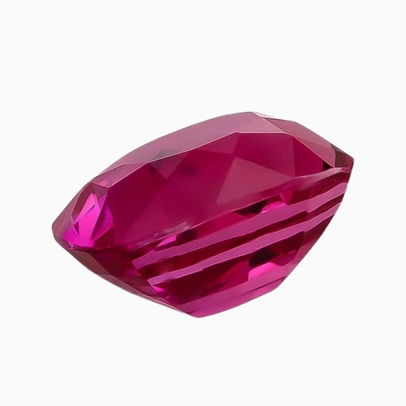 Natural pink sapphire gemstone