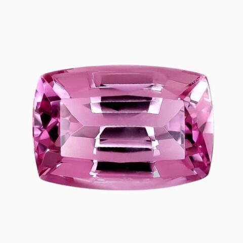 Natural pink sapphire gemstone