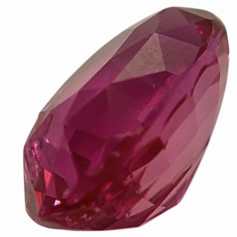 Natural pink sapphire gemstone