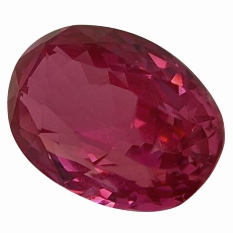Natural pink sapphire gemstone