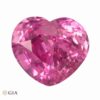 Natural pink sapphire gemstone