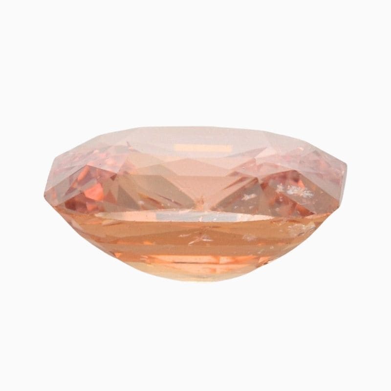 brownish pink sapphire gemstone