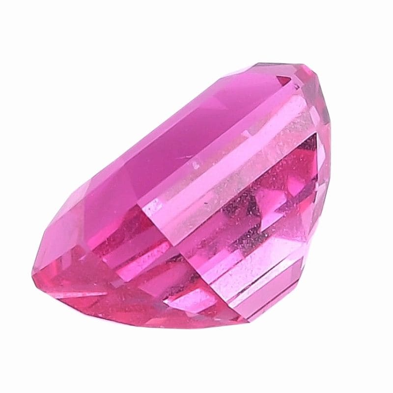 Natural pink sapphire gemstone
