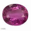 Natural pink sapphire gemstone