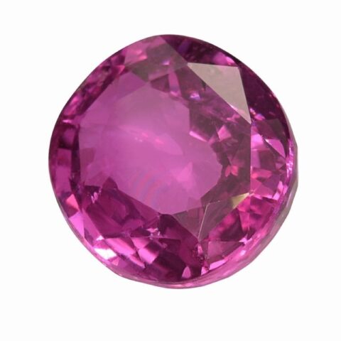 Natural pink sapphire gemstone