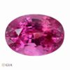 Natural pink sapphire gemstone
