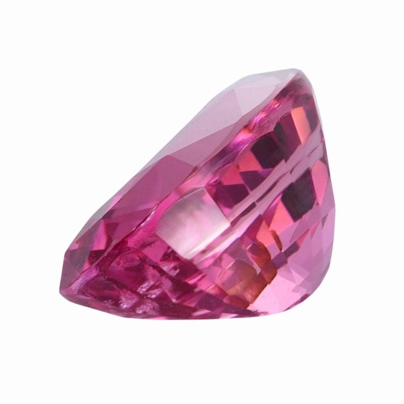 Natural pink sapphire gemstone