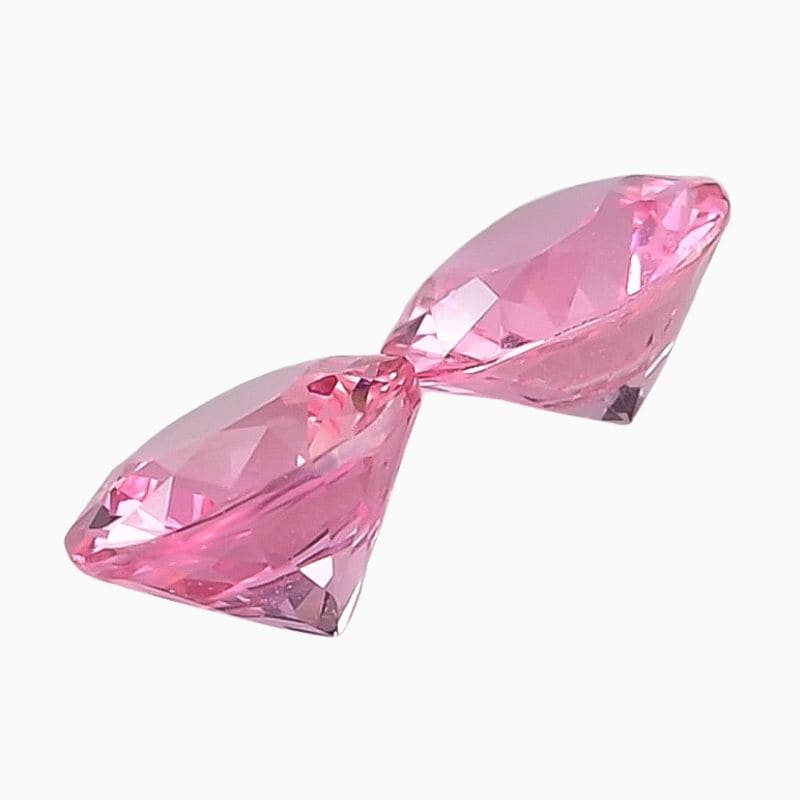 unheated pink sapphire matching pair gemstone