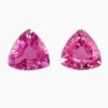 Natural pink sapphire matching pair