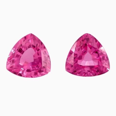 Natural pink sapphire matching pair gemstone