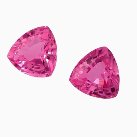 Natural pink sapphire matching pair gemstone
