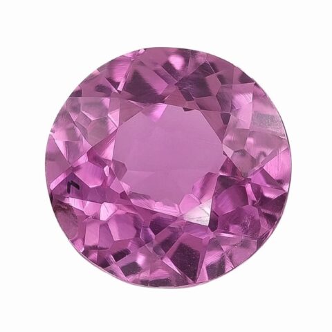 Natural pink sapphire gemstone