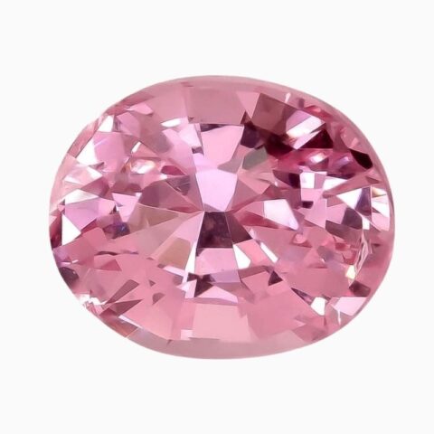 Natural pink spinel gemstone