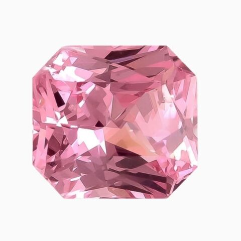 Natural pink spinel gemstone