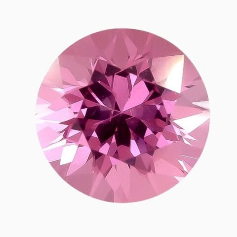 Natural pink spinel gemstone