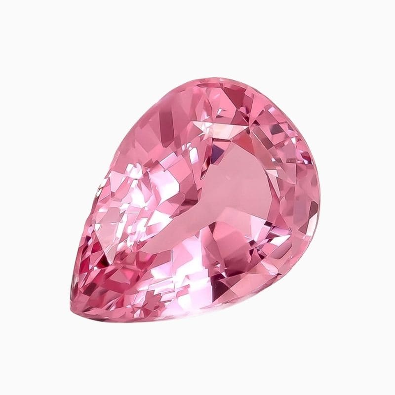 Natural pink spinel gemstone