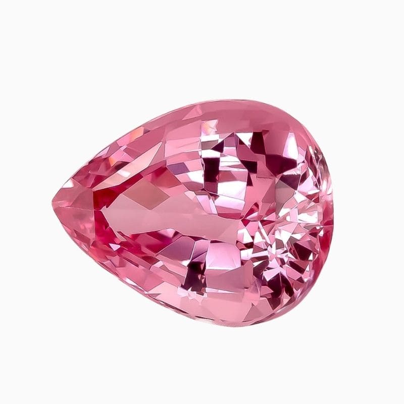 Natural pink spinel gemstone