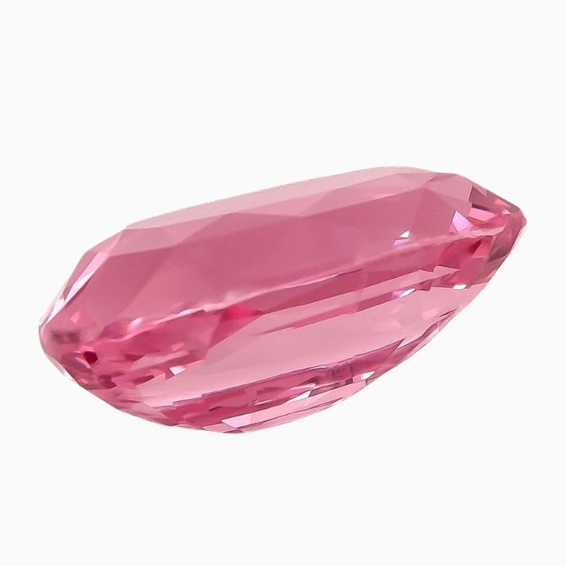 Natural pink spinel gemstone
