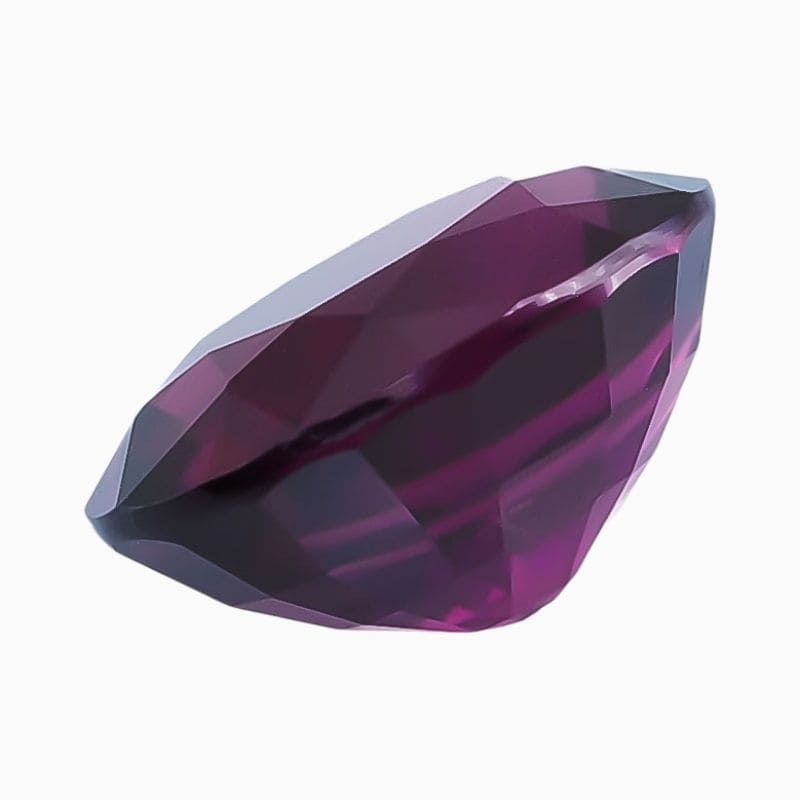 natural neon purple garnet 5.57 carats