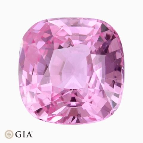 Natural purple-pink sapphire gemstone