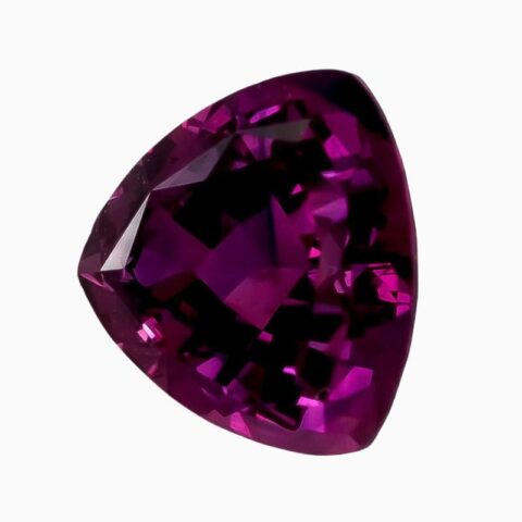Natural purple sapphire gemstone