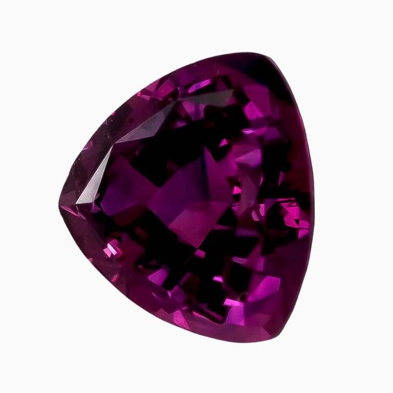 Natural purple sapphire gemstone