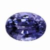 Natural purple sapphire gemstone
