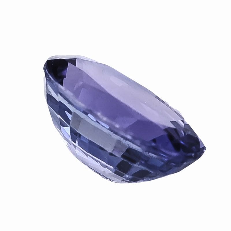 Natural purple sapphire gemstone