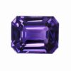 Natural purple sapphire gemstone