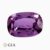 Natural purple sapphire gemstone