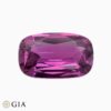Natural purple sapphire gemstone