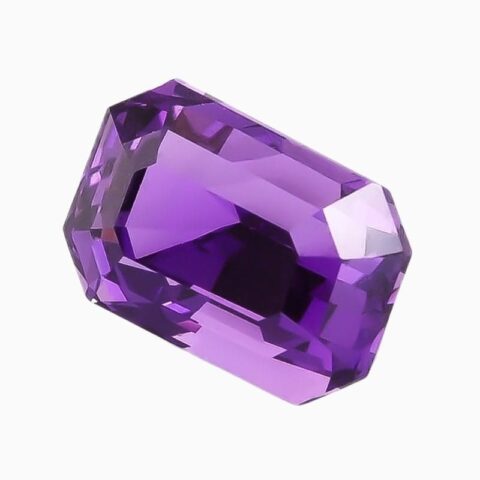 Natural unheated purple sapphire gemstone