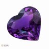 Natural unheated purple sapphire gemstone