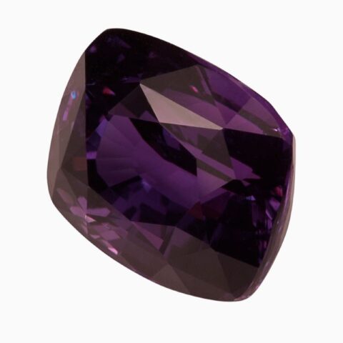 Natural reddish purple sapphire gemstone