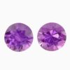 Natural purple sapphire matching pair
