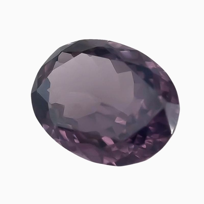 Natural purple spinel gemstone