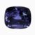 Natural purple spinel gemstone