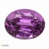 Natural unheated purplish pink sapphire gemstone