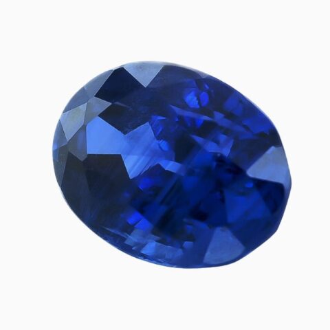 Natural royal blue sapphire