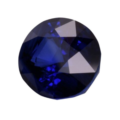 Natural heated royal blue sapphire gemstone