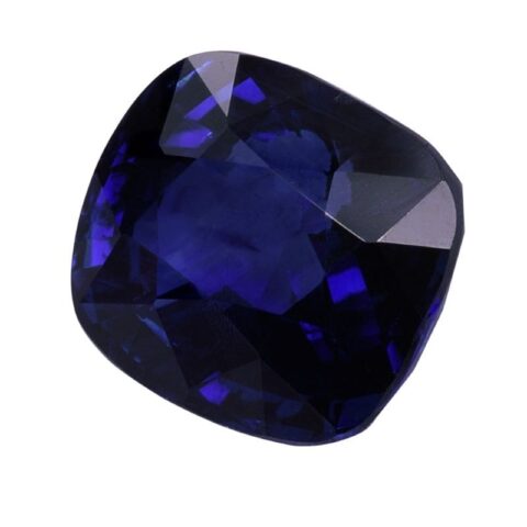 Natural heated royal blue sapphire gemstone