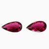 Natural rubellite matching pair