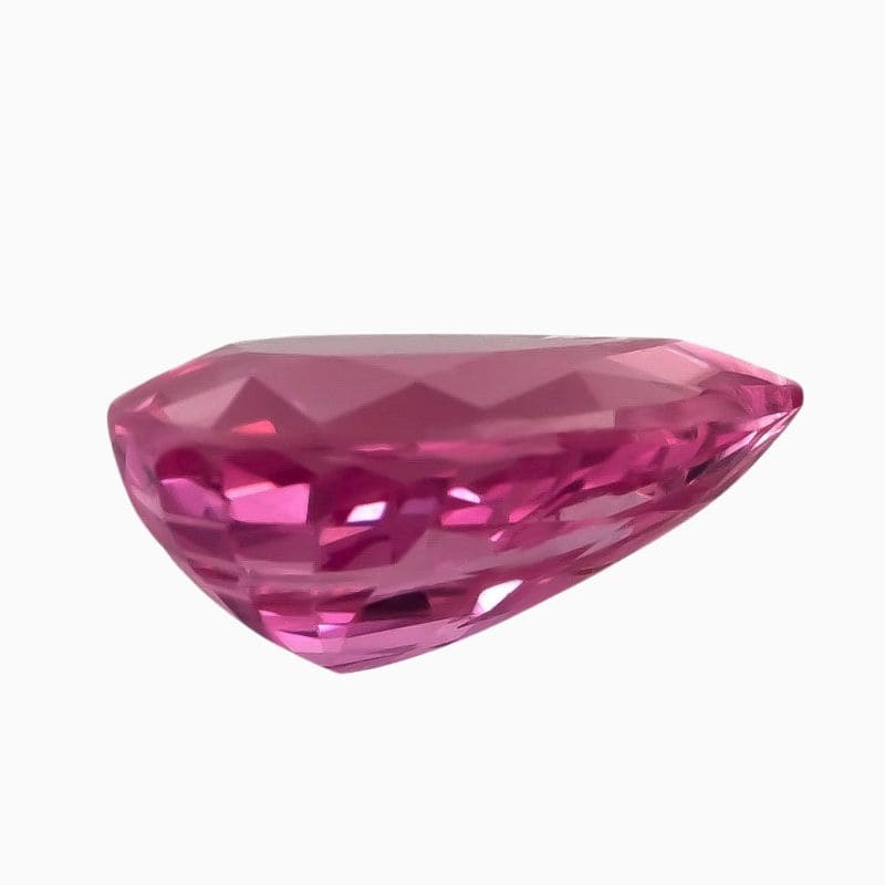Natural pink sapphire gemstone