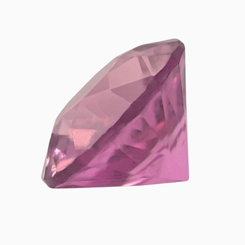 Natural pink sapphire gemstone