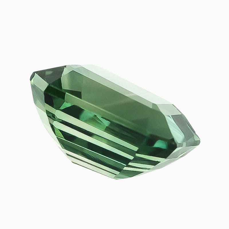 Natural blue-green sapphire gemstone