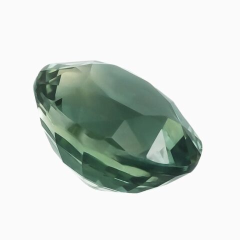 Natural green-blue sapphire