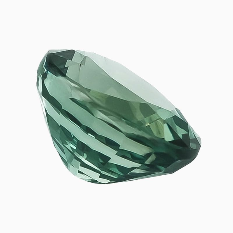 Natural blue-green sapphire