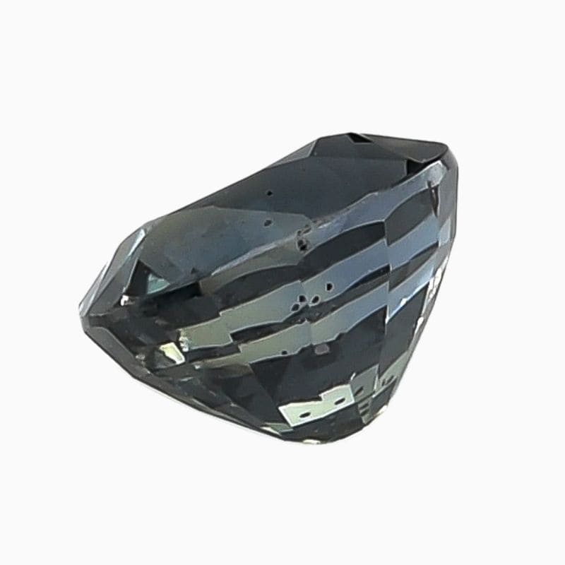 teal blue-green sapphire gemstone