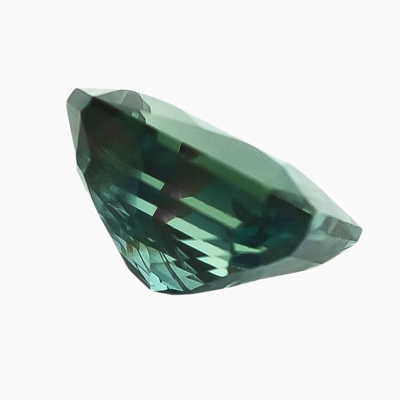 Natural green-blue sapphire